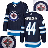 Jets #44 Morrissey Navy With Special Glittery Logo Adidas Jersey,baseball caps,new era cap wholesale,wholesale hats